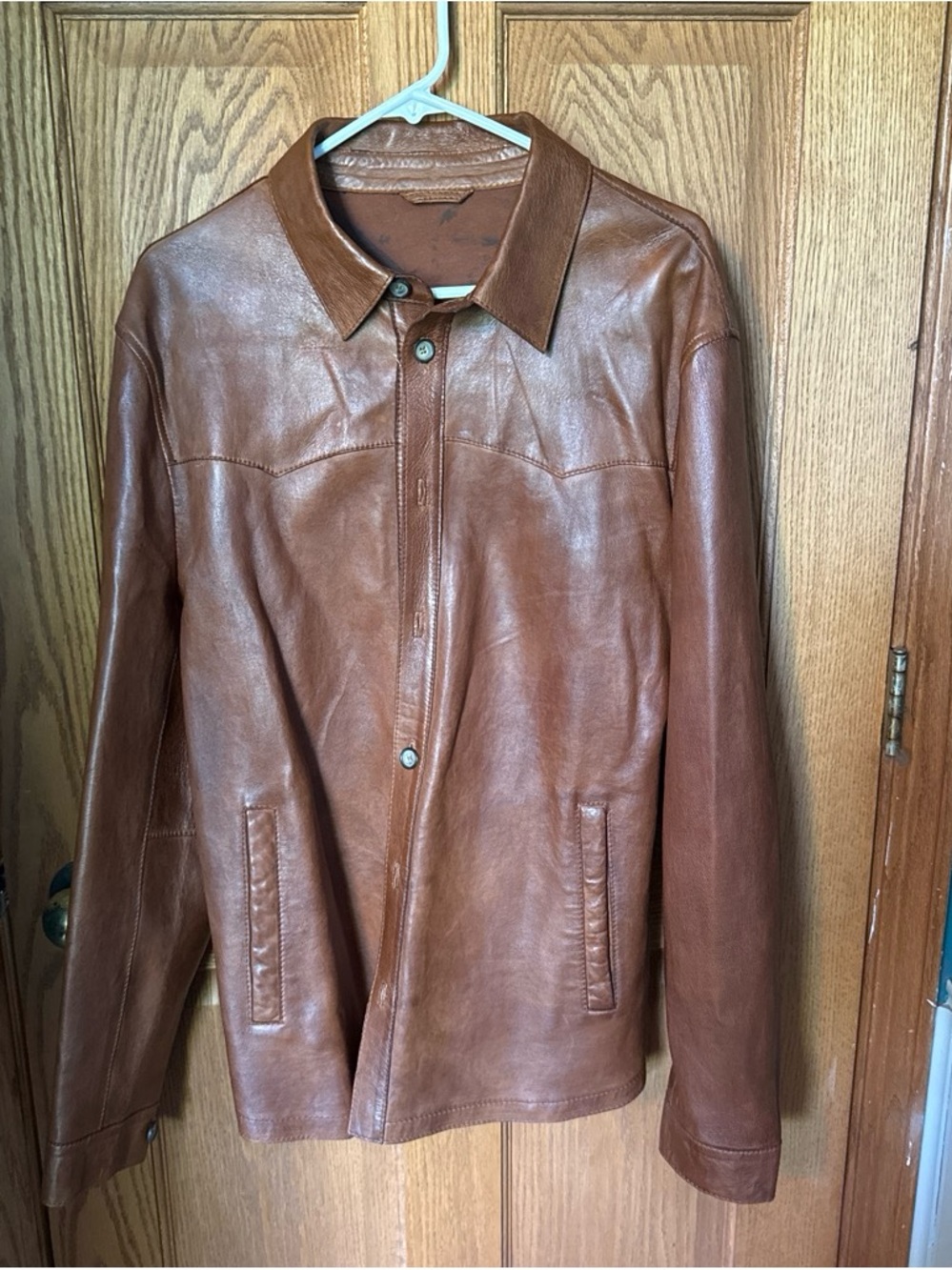 Scully Men’s Tan Leather Jacket